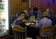 dinner before flight