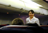 virgin air hostess