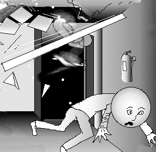 You went in the back door.